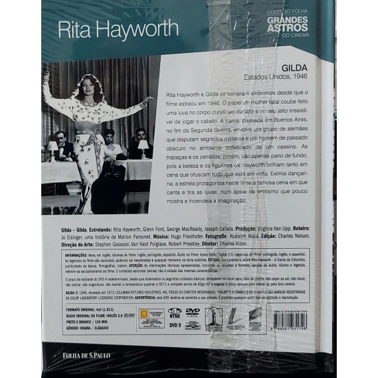 Gilda, Rita Hayworth, Grandes Astros do Cinema 8 - Lacrado Gilda, Rita Hayworth, Grandes Astros do Cinema 8 - Lacrado
