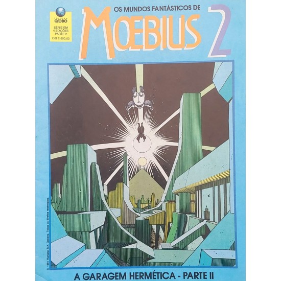 Os Mundos Fantásticos de Moebius, 4 Partes - Completa, Jean Giraud, Moebius - Frete Grátis