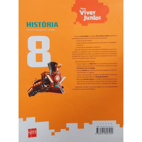 História 8, Ensino Fundamental 8o Ano, Anderson Roberti dos Reis, Para Viver Juntos