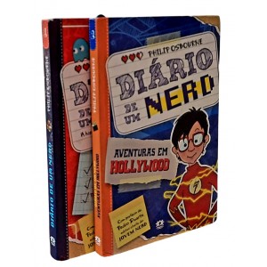 Kit 2 Livros Diário de Um Nerd Volume 1 e 2, Philip Osbourne, Capa Dura, Ciranda Cultural