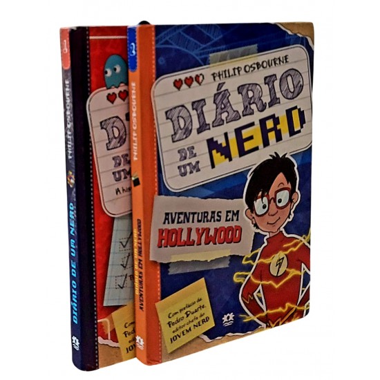 Kit 2 Livros Diário de Um Nerd Volume 1 e 2, Philip Osbourne, Capa Dura, Ciranda Cultural