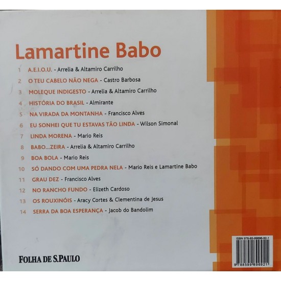 Lamartine Babo, Livro + Cd, Coleção Folha Raizes da Música Popular Brasileira