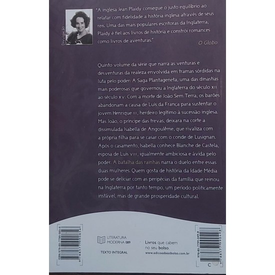 A Batalha das Rainhas, Volume 5 da Saga Plantageneta, Jean Plaidy A Batalha das Rainhas, Volume 5 da Saga Plantageneta, Jean Plaidy