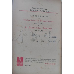 A Feira de Crome, Aldous Huxley, Tradução de Edison Carneiro, Editora Vecchi, Edição 1944
