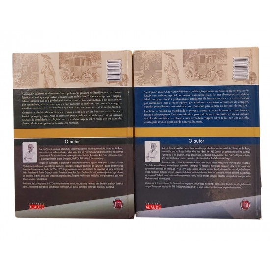 A História do Automóvel, Volume 1 e 2 - Completo, José Luiz Vieira