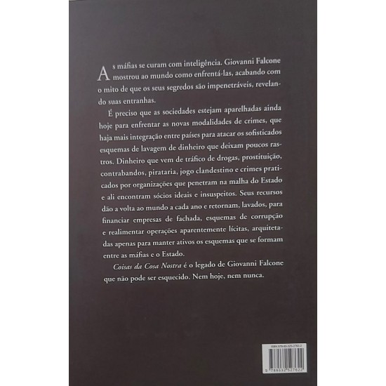 Coisas da Cosa Nostra, A Máfia Vista por Seu Pior Inimigo, Giovanni Falcone, Marcelle Padovani