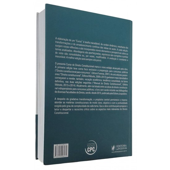 Curso de Direito Constitucional 11ª Edição, Revista, ampliada e Atualizada, Marcelo Novelino Curso de Direito Constitucional 11ª Edição, Revista, ampliada e Atualizada, Marcelo Novelino