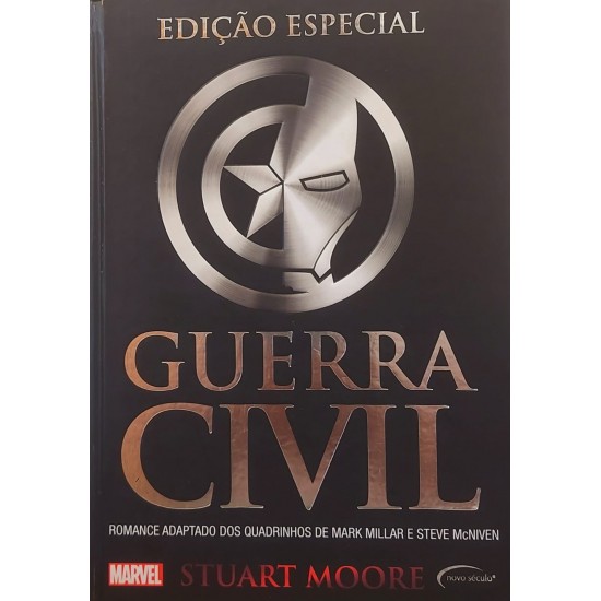 Guerra Civil, Edição Especial, Stuart Moore, Romance Adaptado dos Quadrinhos de Mark Millar e Steve McNiven - Frete Grátis