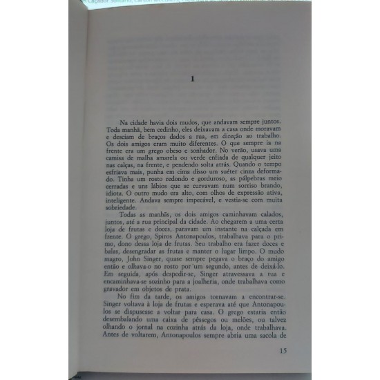 O Coração é um Caçador Solitário, Carson McCullers, Capa dura de luxo em Vermelho, Com Letras Douradas