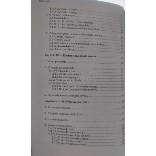 Os Sete Saberes Necessários à Educação do Futuro, Edgar Morin