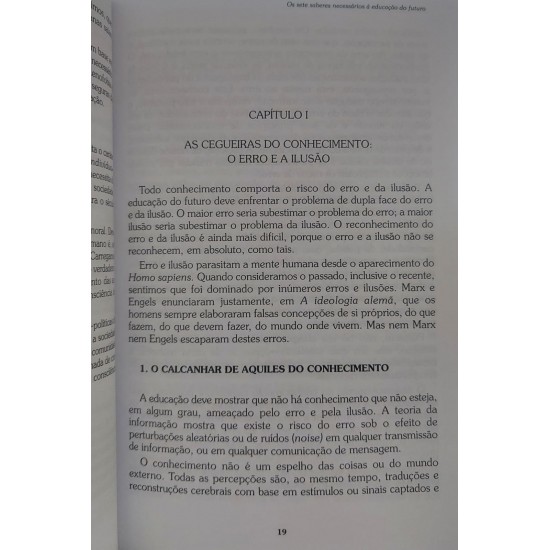 Os Sete Saberes Necessários à Educação do Futuro, Edgar Morin