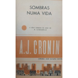 Sombras Numa Vida, A. J. Cronin, Edição de 1966, Capa de Couro, Frete Grátis