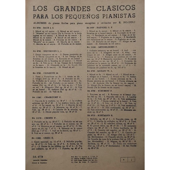 Partitura Musical Moszkowski, 15 Estudios de Virtuosidad, Op 72, Para Piano