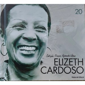 Livro com Cd Elizeth Cardoso, Coleção Folha Grandes Vozes, Volume 20, Lacrado