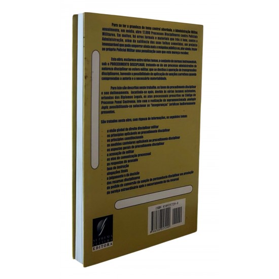 Manual do Procedimento Disciplinar, Teoria e Prática, Alexandre Henriques da Costa