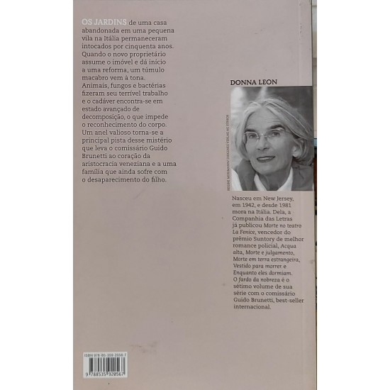 O Fardo da Nobreza, Donna Leon, Companhia das Letras