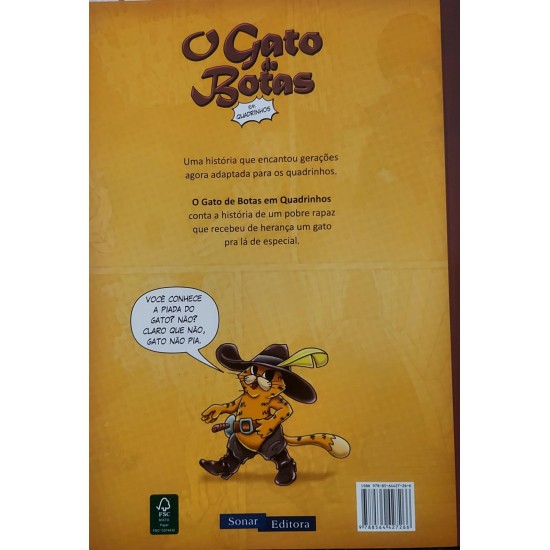 O Gato de Botas em Quadrinhos, Adaptação do Clássico da Literatura de Charles Perrault