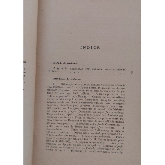 O Papa e o Concílio, por Janus, Introdução e Tradução de Rui Barbosa, 3a Edição O Papa e o Concílio, por Janus, Introdução e Tradução de Rui Barbosa, 3a Edição