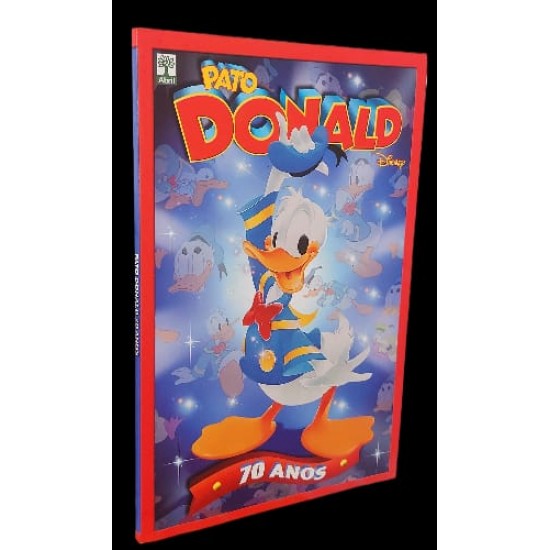 Pato Donald, 70 Anos, Especial de Giorgio Cavazzano, Ted Osborne, Al Taliaferro, Editora Abril, Edição 2004, 210 páginas