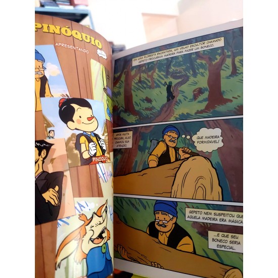 Pinóquio em Quadrinhos, Adaptação do Clássico da Literatura de Carlo Collodi