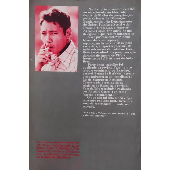 Tortura, A História da Repressão Política no Brasil, Antonio Carlos Fon