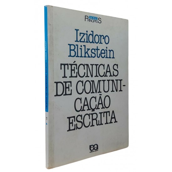 Técnicas de Comunicação Escrita, Izidoro Blikstein