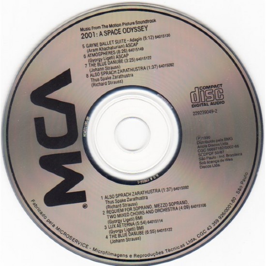 Cd 2001 A Space Odyssey, Volume Two Cd 2001 A Space Odyssey, Volume Two