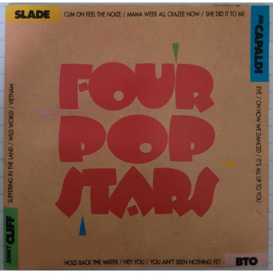 Cd Four Pop Stars, Slade, Jim Capaldi, Sammy Cliff, BTO Cd Four Pop Stars, Slade, Jim Capaldi, Sammy Cliff, BTO