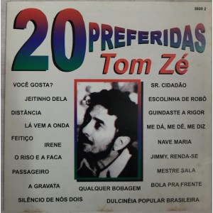 Cd Tom Zé, 20 Preferidas Tom Zé