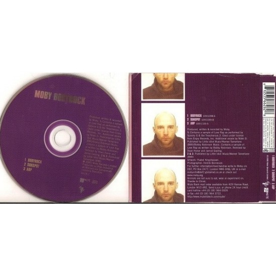 Cd Moby, Bodyrock, Single Cd Moby, Bodyrock, Single